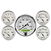Old Tyme White 5-Gauge Kit 3-1/8" Electrical Speedometer (190 kph) - image 1