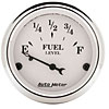 Old Tyme White Fuel Level Gauge 2-1/16" Electrical - image 1