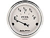Old Tyme White Fuel Level Gauge 2-1/16" Electrical - image 1