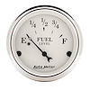 Old Tyme White Fuel Level Gauge 2-1/16" Electrical - image 1