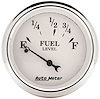 Old Tyme White Fuel Level Gauge 2-1/16" Electrical - image 1