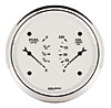 Old Tyme White Dual Gauge 3-3/8" Electrical - image 1