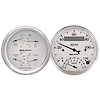 Old Tyme White Quad Gauge Kit 3-3/8" Electrical - image 1