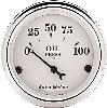 Old Tyme White Oil Pressure Gauge 2-1/16" Electrical - image 1