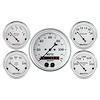 Old Tyme White 5-Gauge Kit 3-3/8" Speedometer (120 mph, Digital Display) - image 1