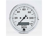 Old Tyme White Speedometer 3-1/8" Electrical - image 1