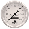 Old Tyme White Speedometer 5" Electrical
