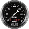 Old Tyme Black Speedometer with GPS 3-3/8" Electrical - image 1