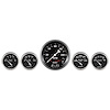 Old Tyme Black 5-Gauge Kit Includes: 3-3/8" Electrical GPS Speedometer (120 mph) - image 1
