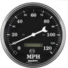 Old Tyme Black Speedometer With Programmable LCD Odometer - image 1