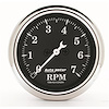 Old Tyme Black Tachometer 2-1/16" Electrical - image 1
