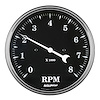 Old Tyme Black Tachometer 5" Electrical - image 1