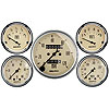 Antique Beige 5-Gauge Kit 3-1/8" Mechanical Speedometer (120 mph) - image 1