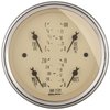 Antique Beige Quad Gauge Kit 3-3/8" Electrical - image 2