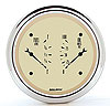 Antique Beige Dual Gauge 3-3/8" Electrical - image 1