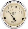 Antique Beige Voltmeter 2-1/16" Electrical - image 1