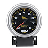 GAUGE TACH 3 3/4 8K RPM 2 / 4 CYLINDER BLACK PRO-CYCLE - image 1