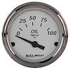 American Platinum Oil Pressure Gauge 2-1/16" Electrical - image 1