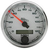 GAUGE SPEEDO 2 5/8 120 MPH ELEC WHITE PRO-CYCLE - image 1