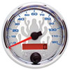 GAUGE SPEEDO 2 5/8 120 MPH ELEC CHROME FLAME PRO-CYCLE - image 1