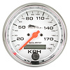 GAUGE SPEEDO 3 3/4 120 MPH ELEC WHITE PRO-CYCLE - image 1