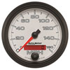 GAUGE SPEEDOMETER 3 3/8 160MPH ELEC. PROGRAMMABLE WHITE PRO-CYCLE - image 1