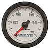 GAUGE VOLTMETER 2 1/16 18V DIGITAL STEPPER MOTOR WHITE PRO-CYCLE - image 1