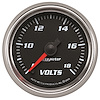 GAUGE VOLTMETER 2 1/16 18V DIGITAL STEPPER MOTOR BLACK PRO-CYCLE - image 1