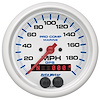 Pro-Comp White Phantom Marine GPS Speedometer Diameter: 3-3/8" - image 1