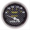 Pro-Comp Carbon Fiber Marine Voltmeter Diameter: 2-1/16" - image 1
