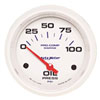Pro-Comp White Phantom Marine Oil Pressure Gauge Diameter: 2-5/8" - image 1