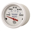 Pro-Comp White Phantom Marine Oil Temperature Gauge Diameter: 2-1/16" - image 1