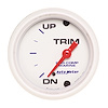 Pro-Comp White Phantom Marine Trim Level Gauge Diameter: 2-1/16" - image 1