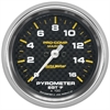 Pro-Comp Carbon Fiber Marine Pyrometer Gauge Diameter: 2-5/8" - image 1