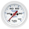 Pro-Comp White Phantom Marine Fuel Pressure Gauge Diameter: 2-1/16" - image 1