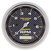 Pro-Comp Carbon Fiber Marine Tachometer With Hourmeter Diameter: 3-3/8" - image 1