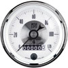 Prestige Pearl 3-3/8" Programmable Speedometer 120 mph - image 1