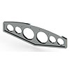 Dash Gauge Panel 19-1/2" W x 6-1/2" H - image 1