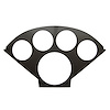 Dash Gauge Panel Faceplate 1955-56 Chevy Bel Air - image 1