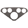 Dash Gauge Panel Faceplate 1955-57 Chevy Truck - image 1