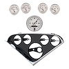 2207-08 5-Guage Direct Fit Dash Kit for 1955-1956 Chevy Bel Air, 150/210 Series [Old Tyme White Series] - image 1