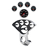 2208-06 5-Guage Direct Fit Dash Kit for 1955-1959 Chevy Trucks [Designer Black Series] - image 1