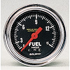Traditional Chrome Fuel Pressure Gauge 2-1/16" mechanical - image 1