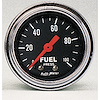 Traditional Chrome Fuel Pressure Gauge 2-1/16" mechanical - image 1