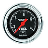 Traditional Chrome Fuel Pressure Gauge 2-1/16" mechanical - image 1