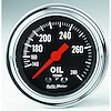 Traditional Chrome Oil Temperature Gauge 2-1/16" mechanical - image 1