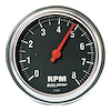 Traditional Chrome Tachometer 3-3/8" electrical, in-dash mount - image 1