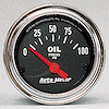 Traditional Chrome Oil Pressure Gauge 2-1/16" electrical - image 1