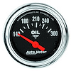 Traditional Chrome Oil Temperature Gauge 2-1/16" electrical - image 1