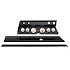 2931-09 6-Gauge Direct-Fit Dash Kit for 1966 Chevy Chevelle [Phantom Series] - image 1